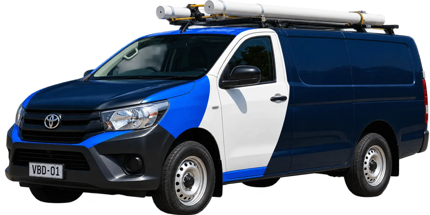 Our van, covering Croydon and the surrounding suburbs