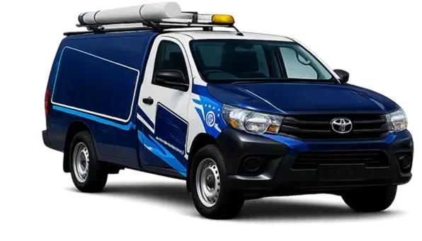 Service van on its way to a Croydon job